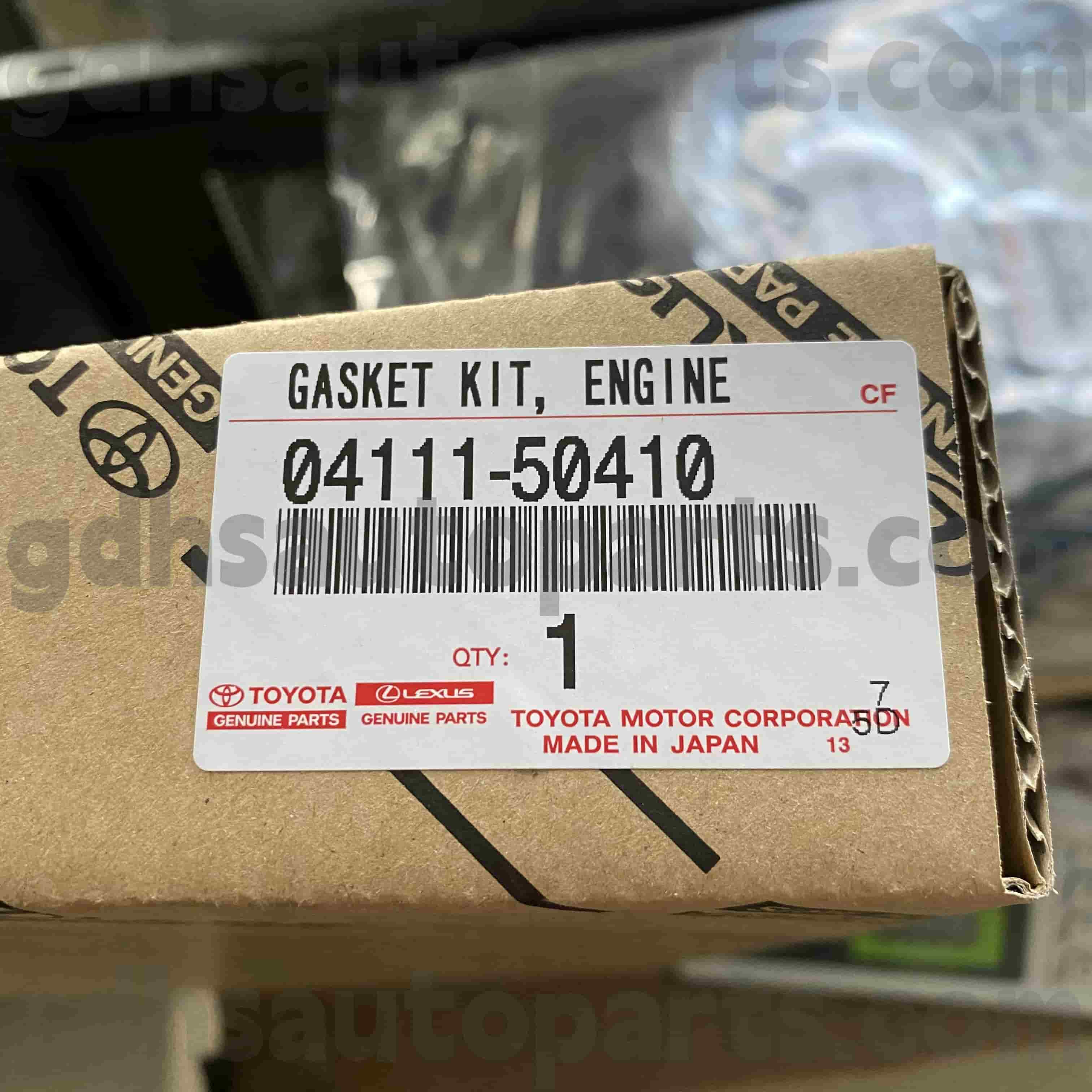 04111-50410 تویوتا کیت تعمیرات اساسی قطعات واقعی قطعات برای Land Cruiser