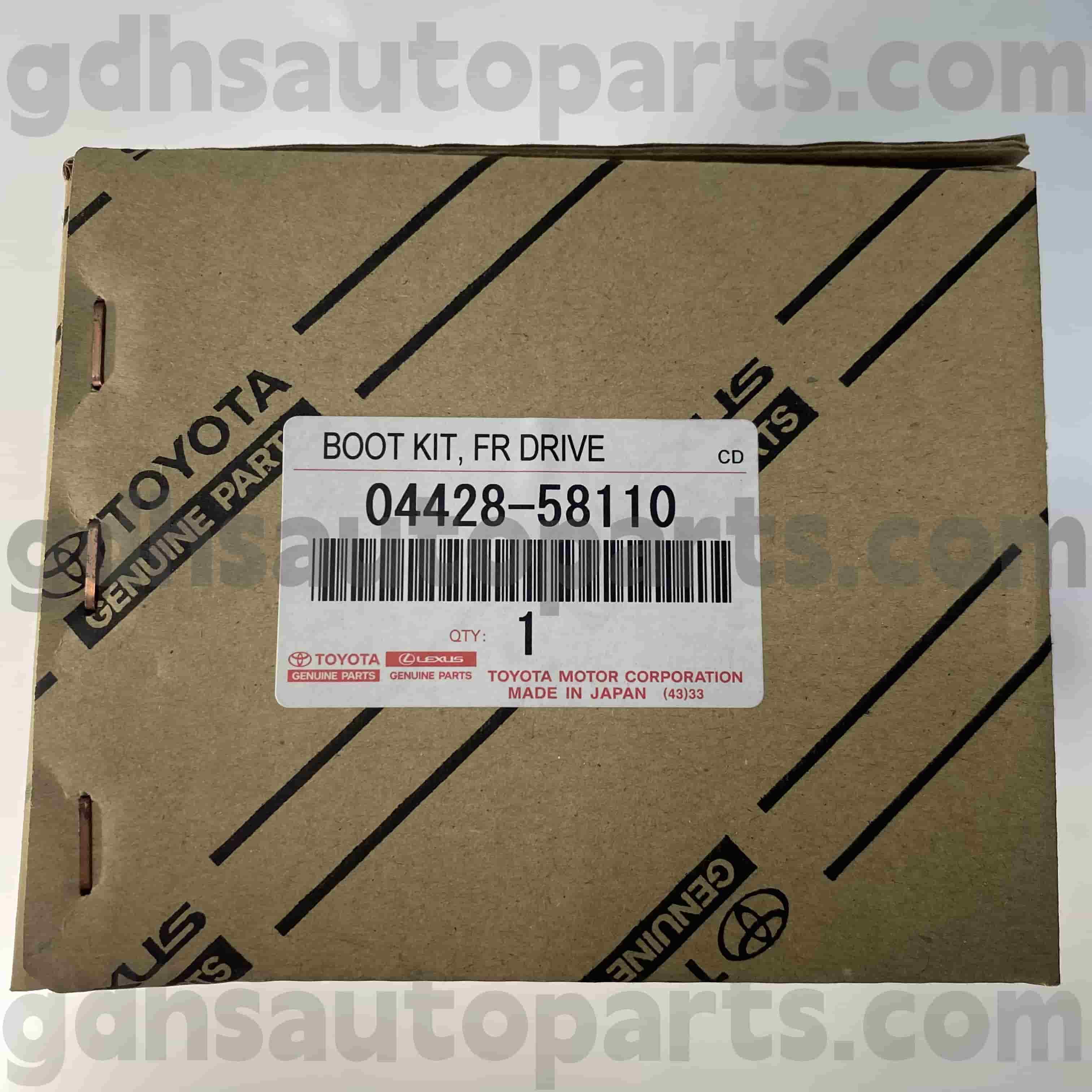 04428-58110 تویوتا قطعات اصلی Boot CV در سمت درایور جلو برای Alphard ، Lexus LM351 شاسی شماره. GGG30
