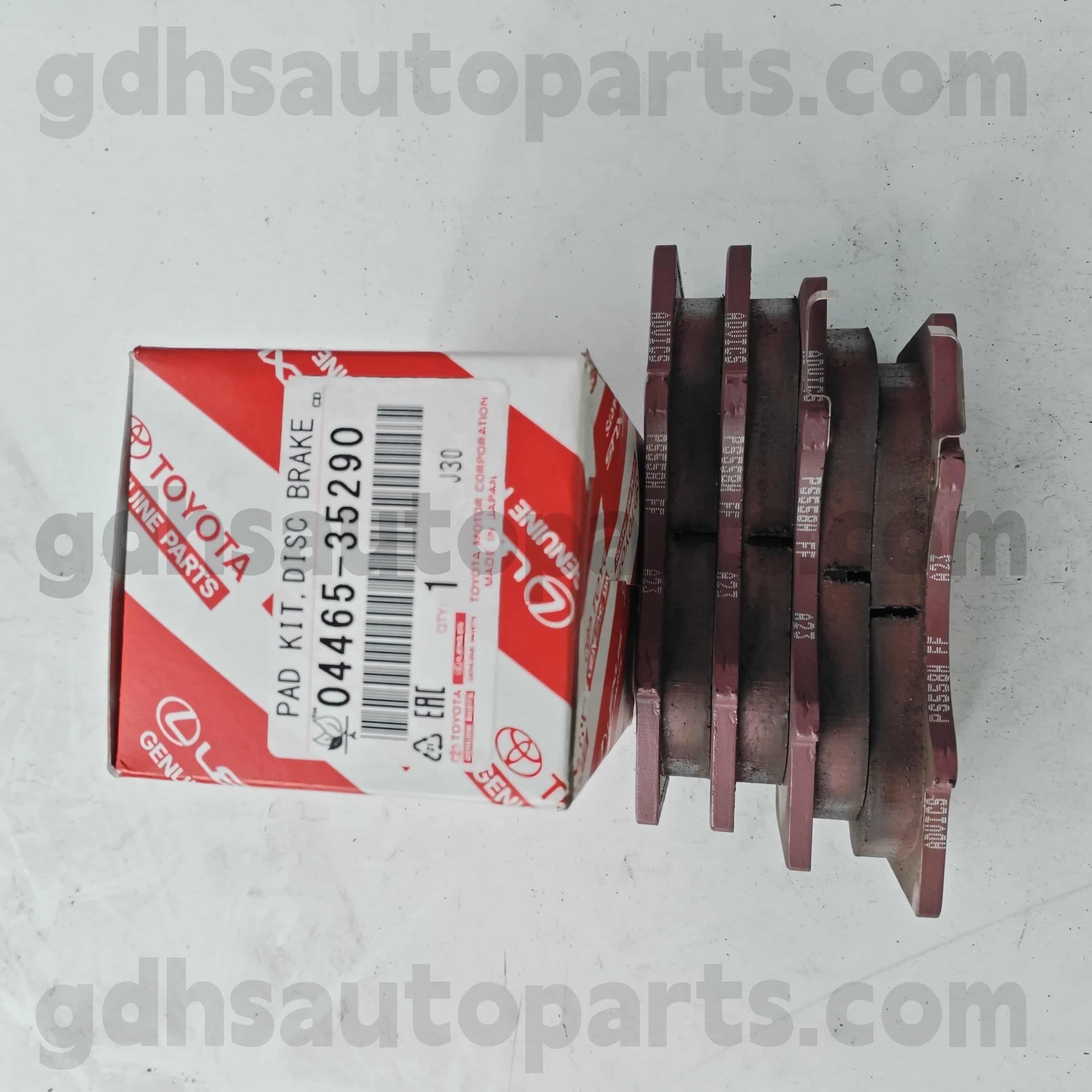 04465-35290 Toyota قطعات اصلی ترمز جلوی لند کروزر Prado 、 Fortuner 、 FJ Cruiser 、 Hilux 、 Sequoia Chassis No.Grj12#، KDJ120 ، Kzj120 ، LJ12#، rzj12#، trj12#.. arl ، gcc ، gcc ، gcc ، gcc ، gcc ، gcc ، gcc ، gcc.