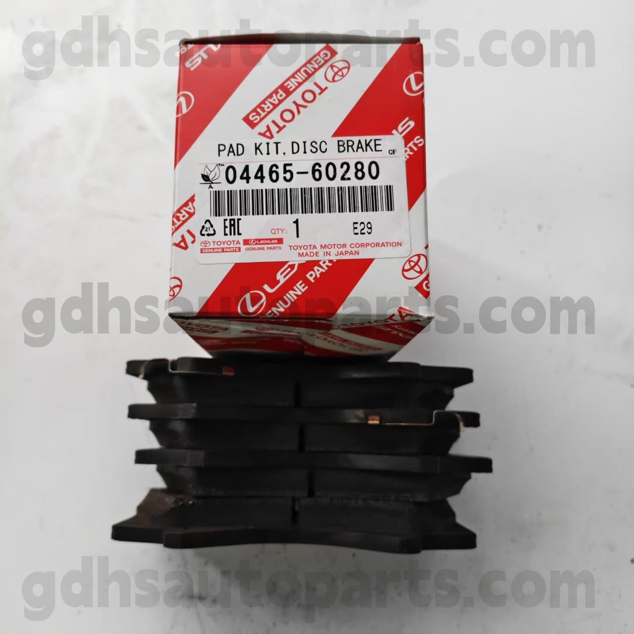 04465-60280 Toyota Parts Parts Front Brake Pad برای Land Cruiser 、 LX450D/460/570 شاسی شماره. UZJ200