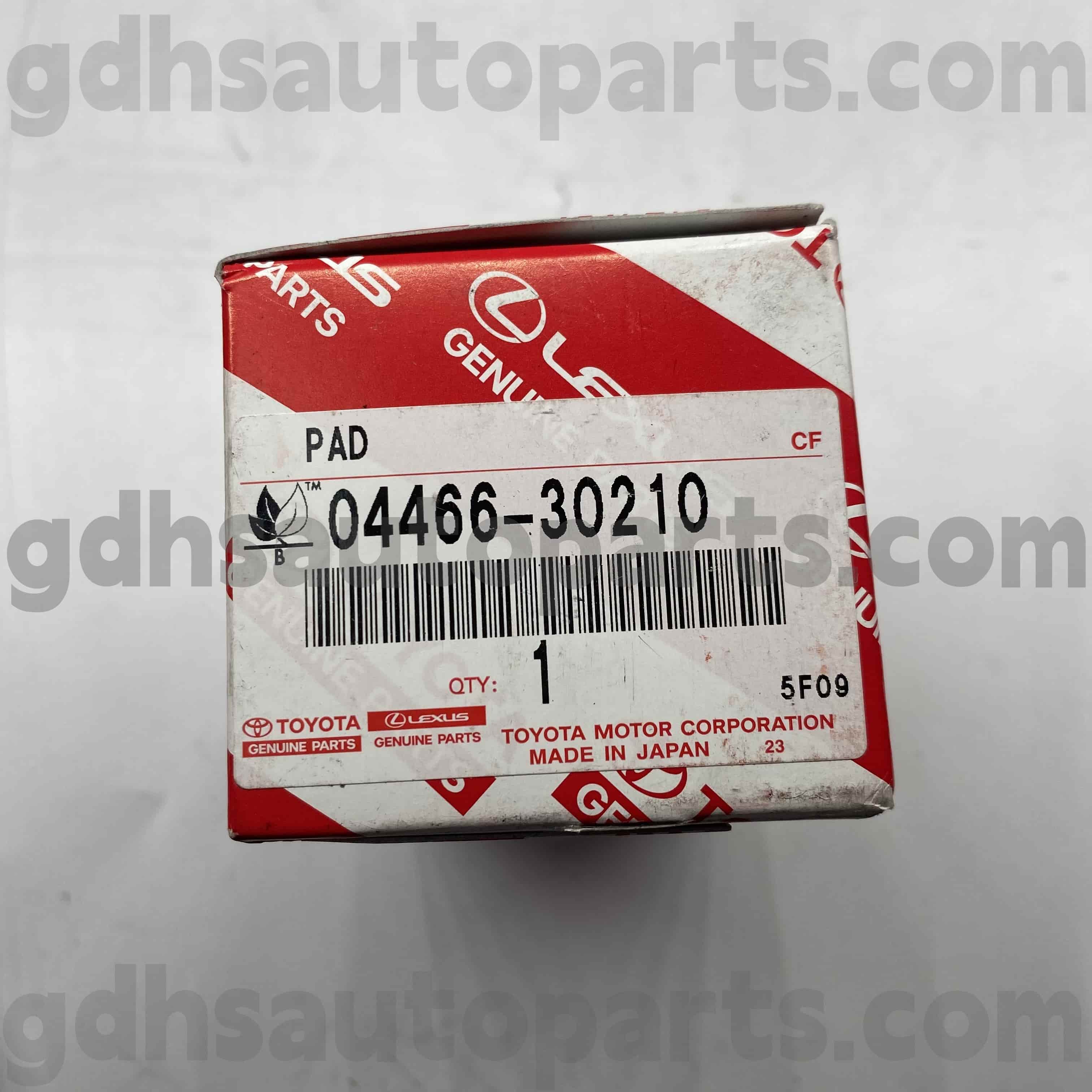 04466-30210 تویوتا قطعات اصلی لنت های ترمز عقب برای Reiz ، Crown/Majesta ، Lexus GS Series NO. GRS182 GRX122