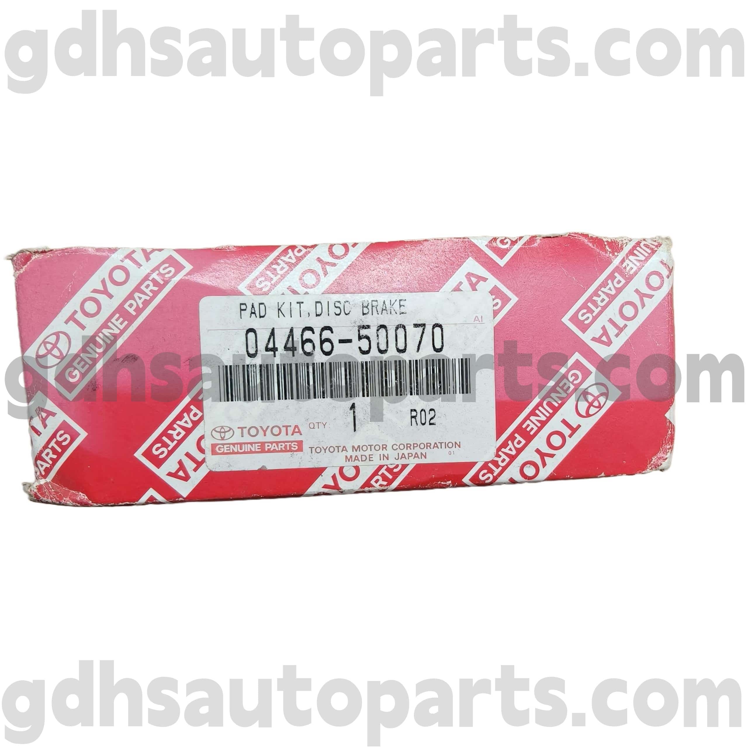 04466-50070 تویوتا قطعات اصلی لنت ترمز عقب برای شاسی لکسوس LS400 شماره. UCF10 -9208