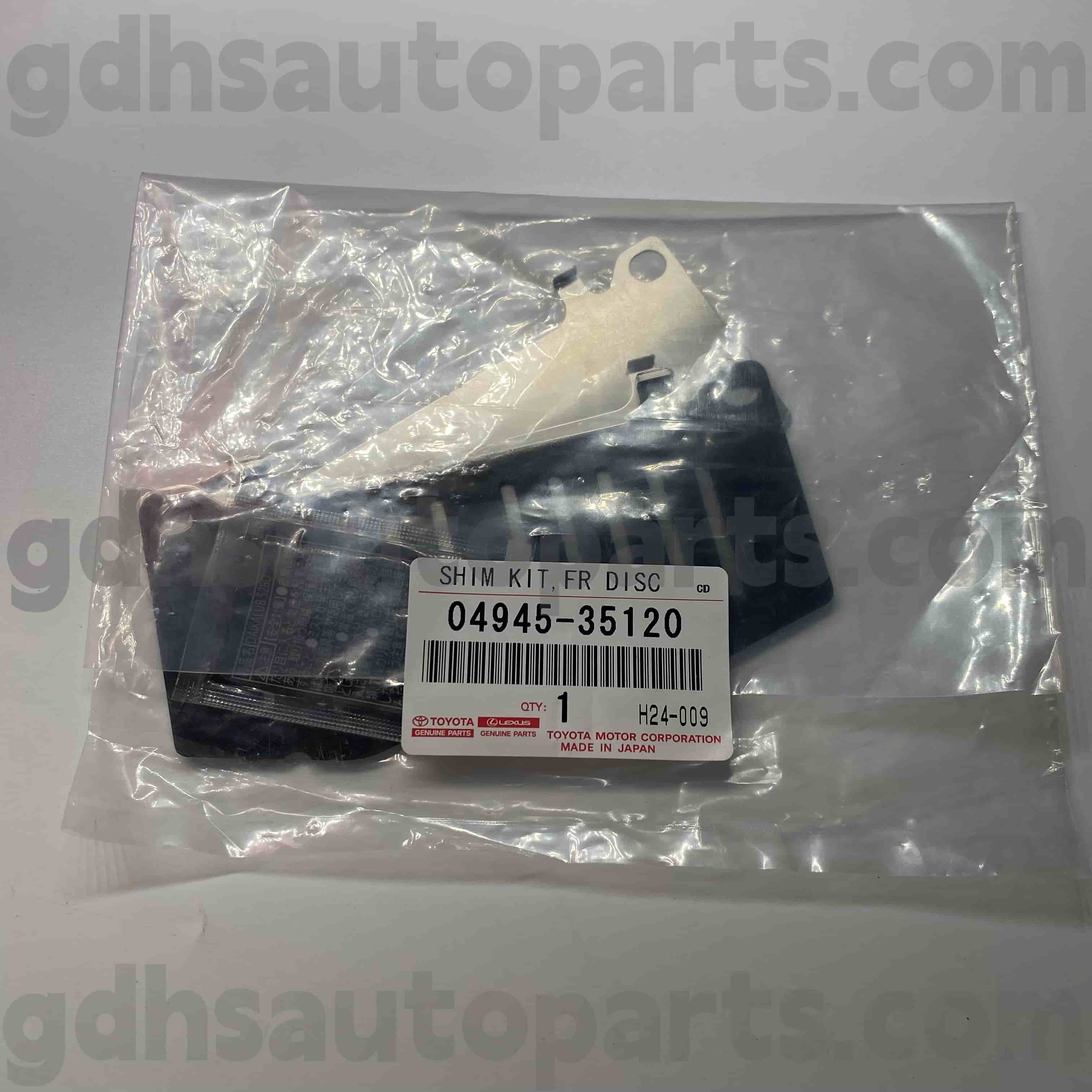 04945-35120 Toyota Parts Genuine Parts عایق صدای عایق صدا برای Land Cruiser Prado ، Fortuner ، Hilux Chassis no. TRJ120