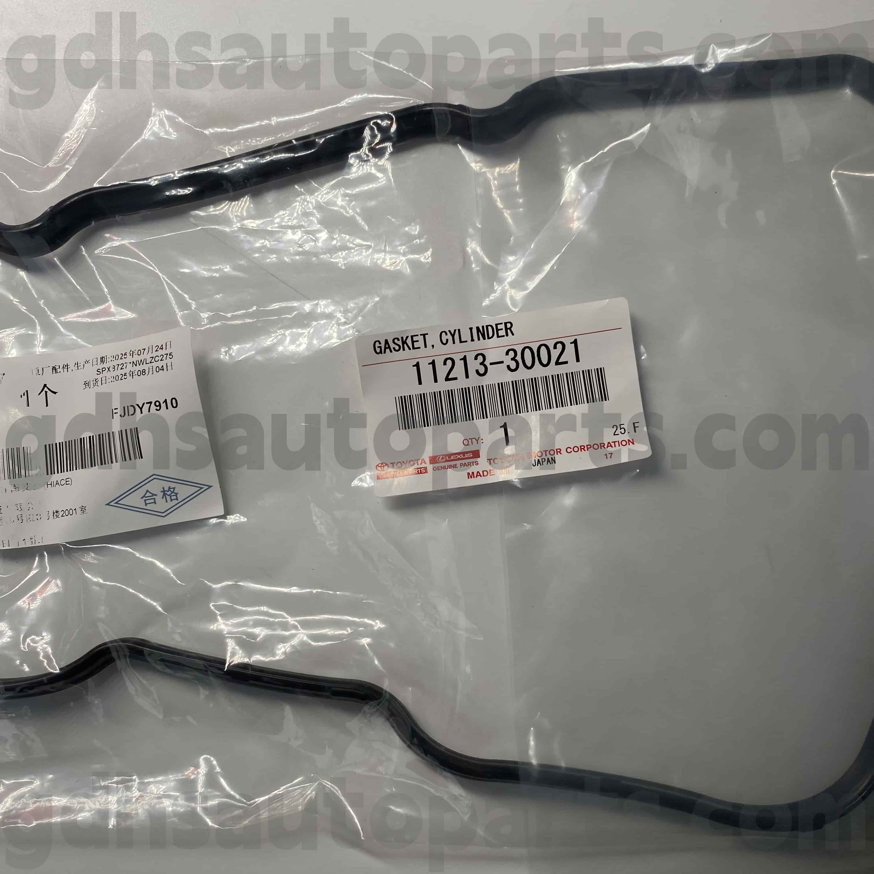 11213-30021 Toyota قطعات اصلی پوشش دریچه ای حلقه لاستیکی برای Land Cruiser Prado ， Hiace Chassis no. 1kdftv..kdj120