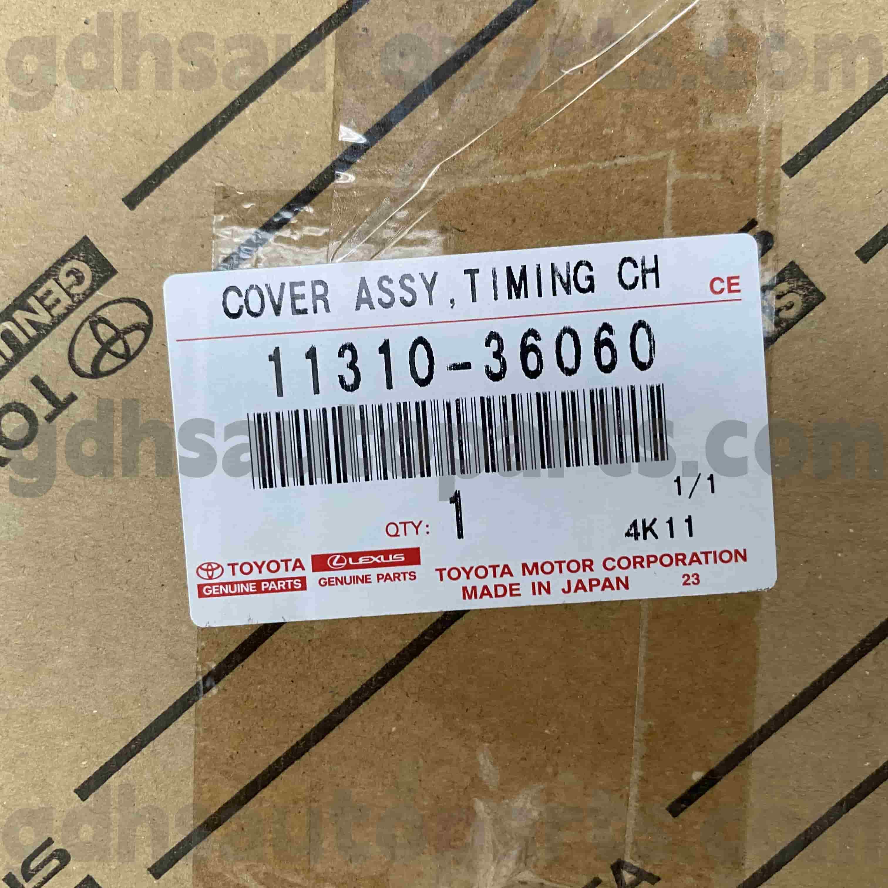 11310-36060 روکش زمان بندی قطعات اصلی تویوتا برای شاسی HARRIER، LEXUS NX SERIES NO.8ARFTS..AGL2#