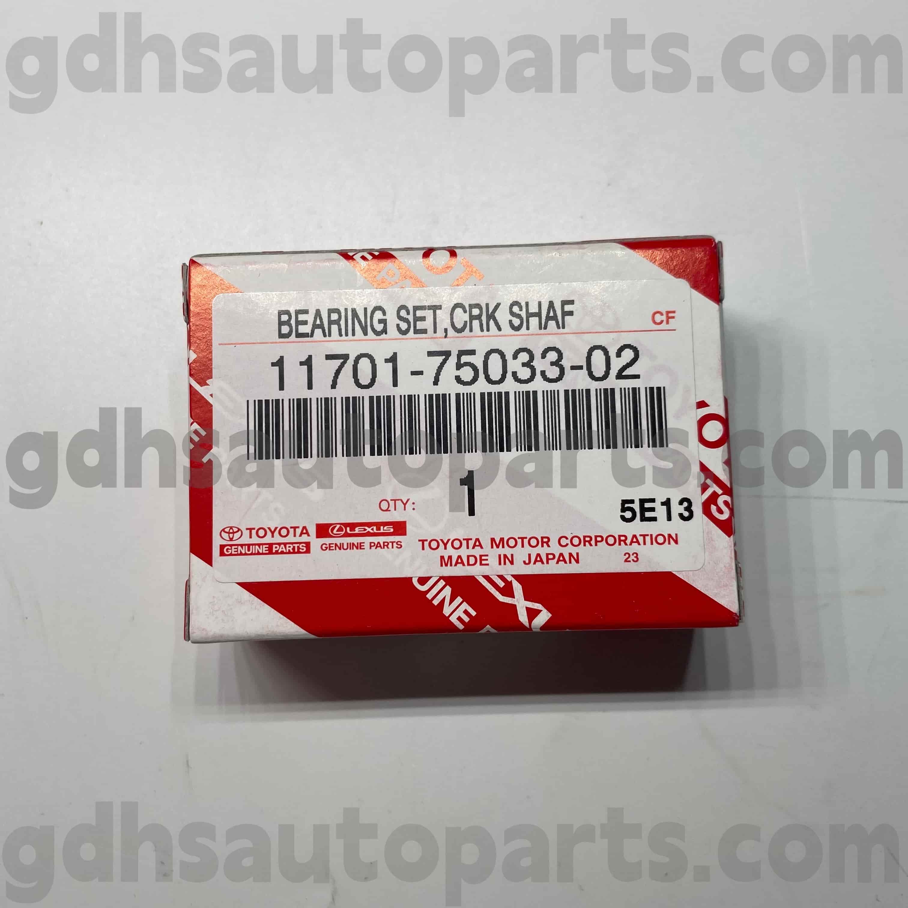11701-75033-02 قطعات اصلی تویوتا بلبرینگ میل لنگ برای COASTER، LAND CRUISER PRADO، TACOMA Chassis NO.TRJ152