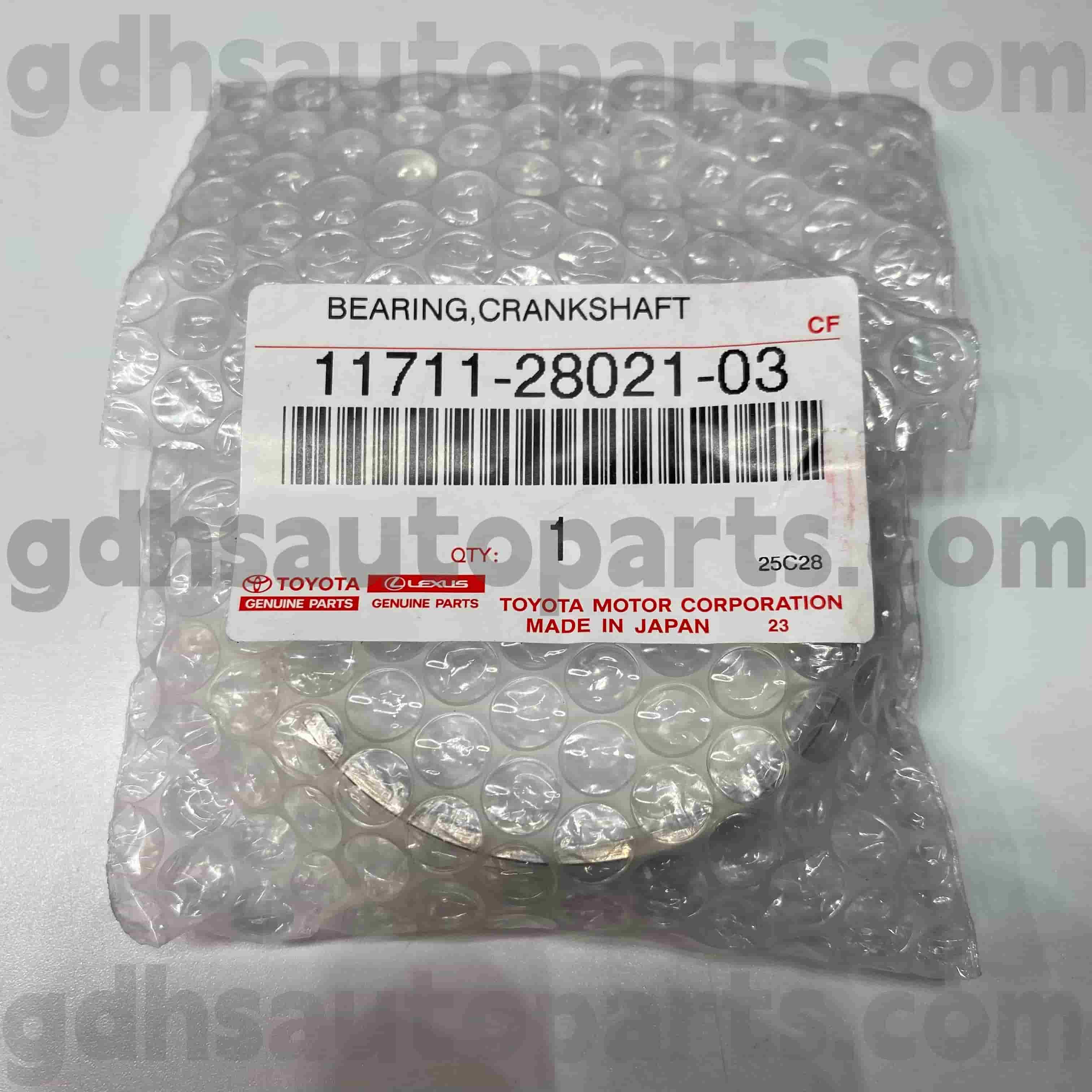 11711-28021-03 قطعات اصلی تویوتا بلبرینگ میل لنگ برای HARRIER، CAMRY، HARRIER شاسی NO.ACV30 ACR30