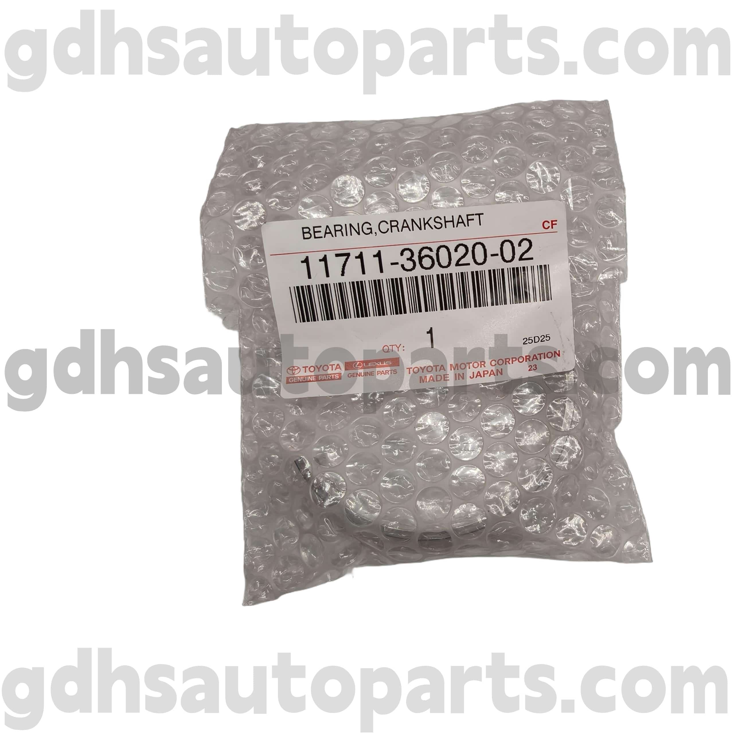 11711-36020-02 قطعات اصلی تویوتا بلبرینگ میل لنگ برای VENZA، SIENNA، شاسی CAMRY NO.ASU40