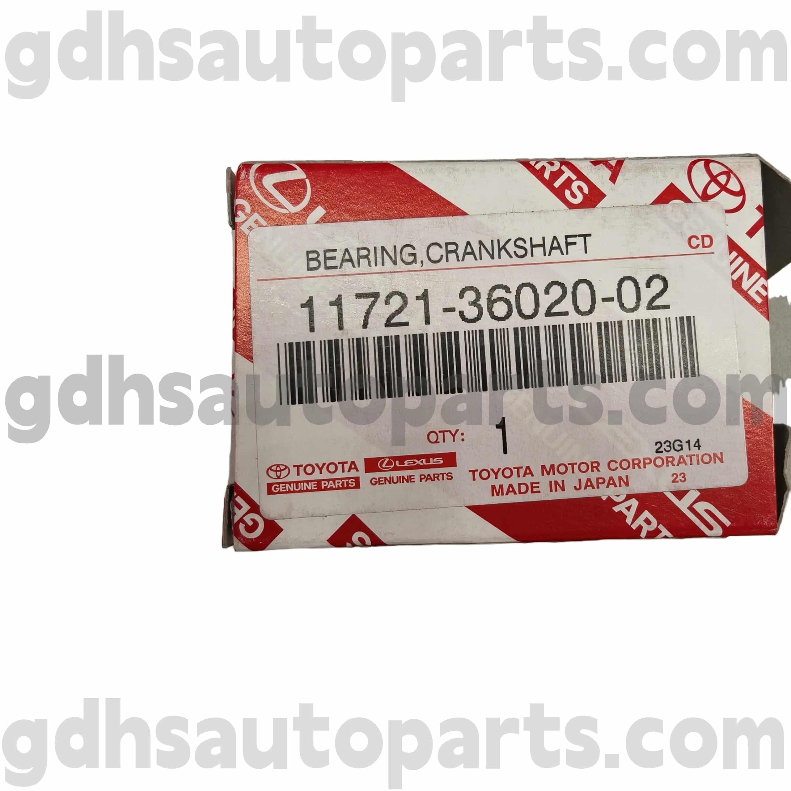 11721-36020-02 قطعات اصلی تویوتا پوسته درپوش بلبرینگ میل لنگ برای VENZA، CAMRY، LEXUS RX270/350/450H شاسی NO.ASU40
