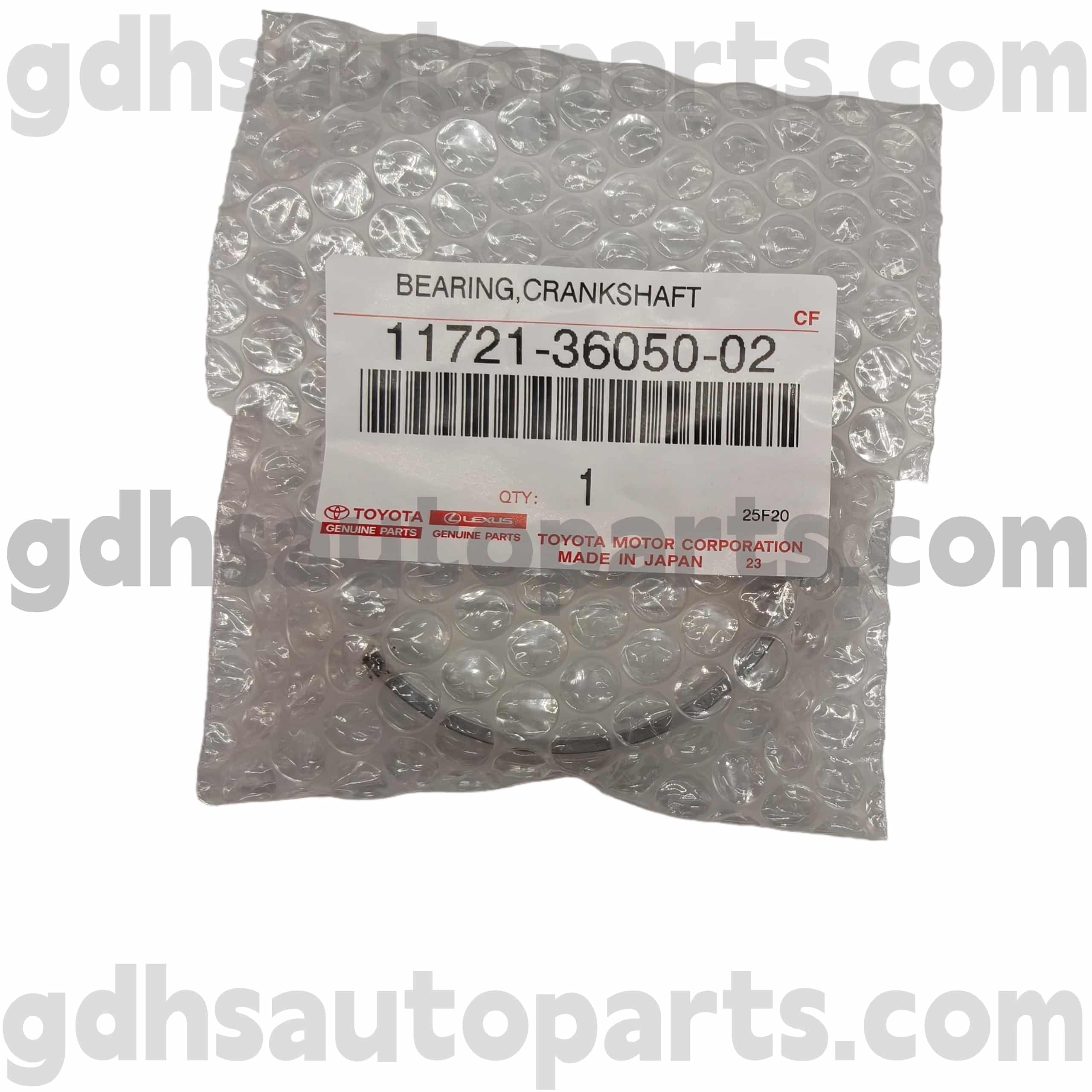 11721-36050-02 قطعات اصلی تویوتا بلبرینگ میل لنگ برای HIGHLANDER، HARRIER/HYBRID، شاسی CAMRY NO.AYH30