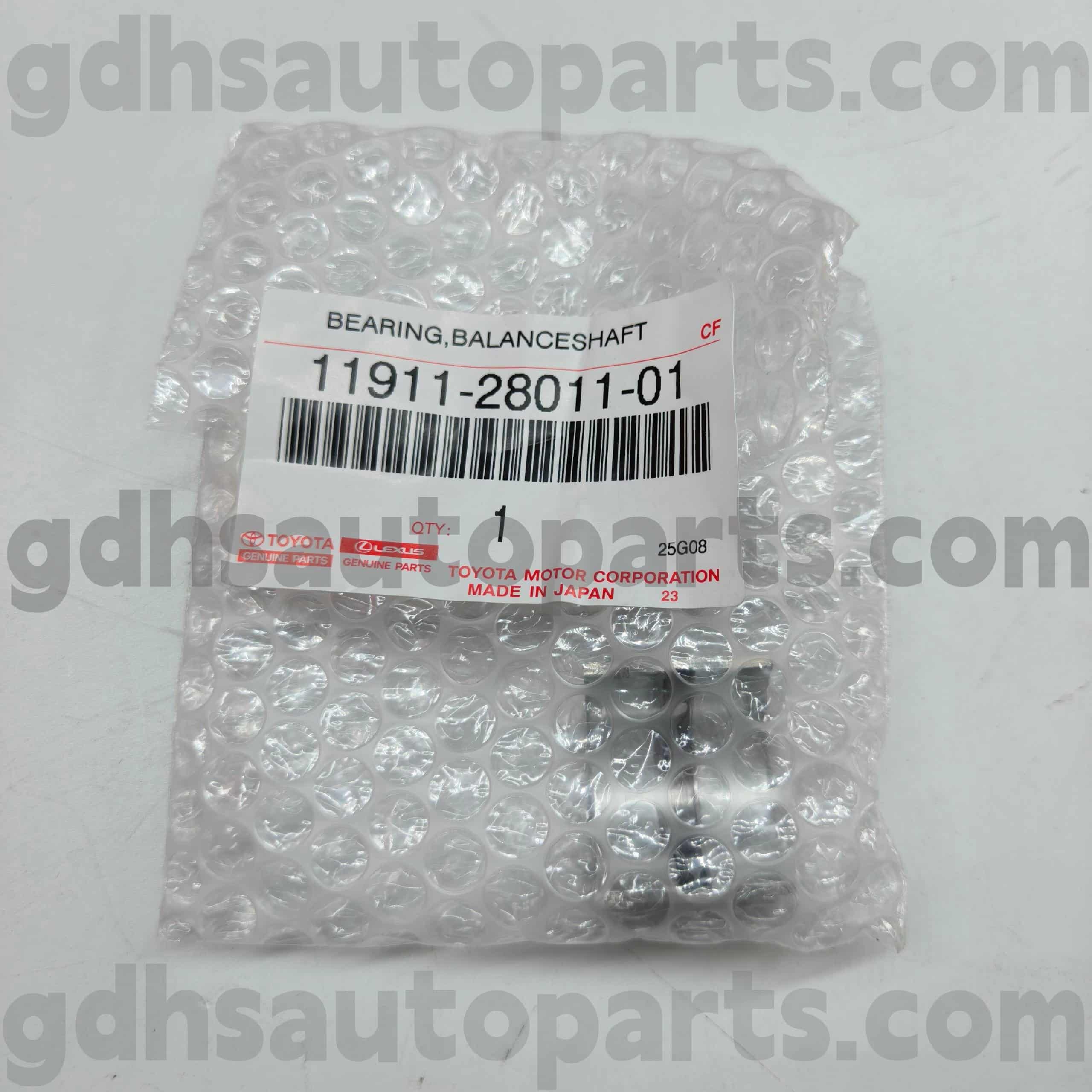 11911-28011-01 بلبرینگ شفت تعادل قطعات اصلی تویوتا برای CAMRY، HARRIER، RAV4، شاسی PREVIA NO.ACV4# ACR50 AC