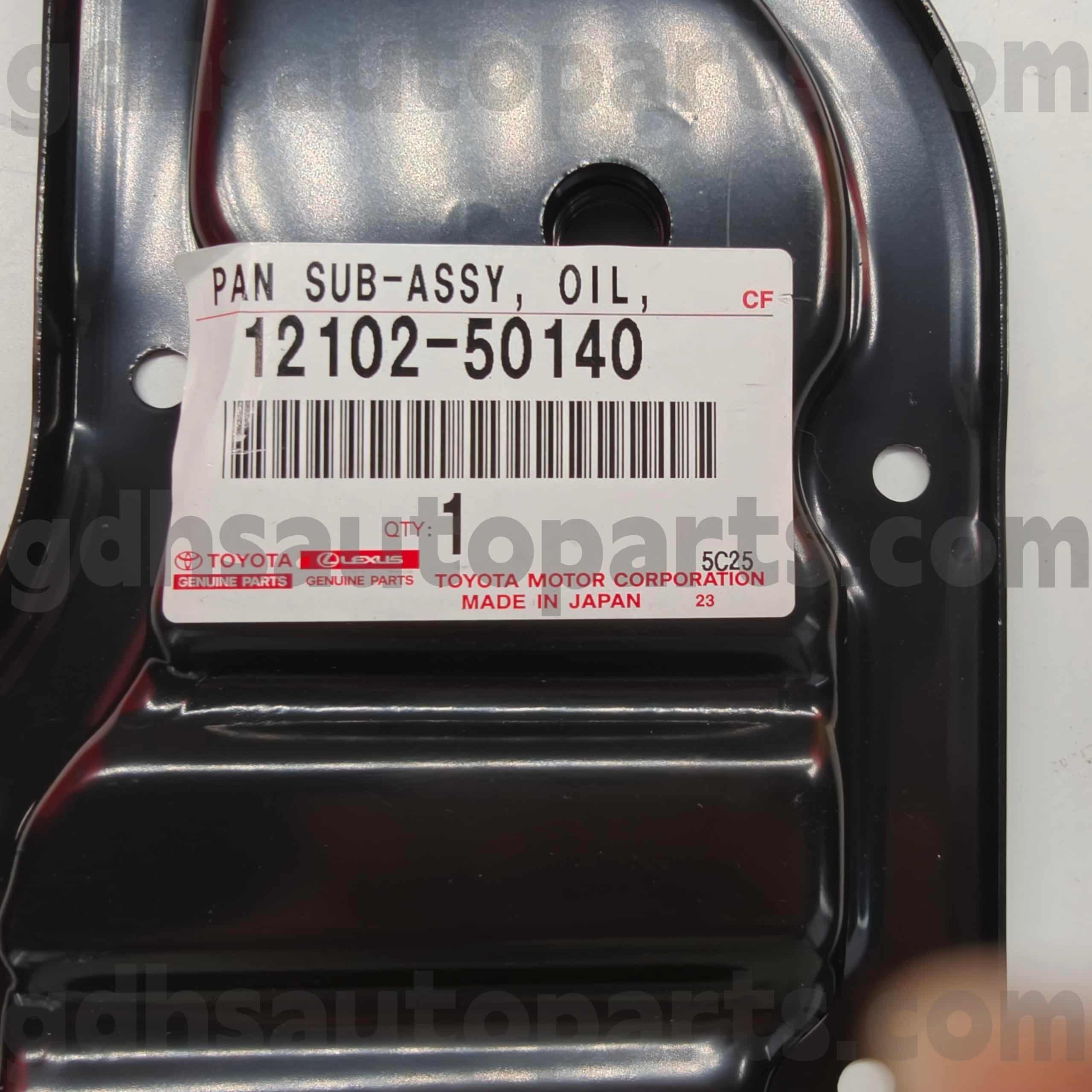 12102-50140 تابه روغن قطعات اصلی تویوتا برای شاسی لندکروزر شماره 2UZFE UZJ200