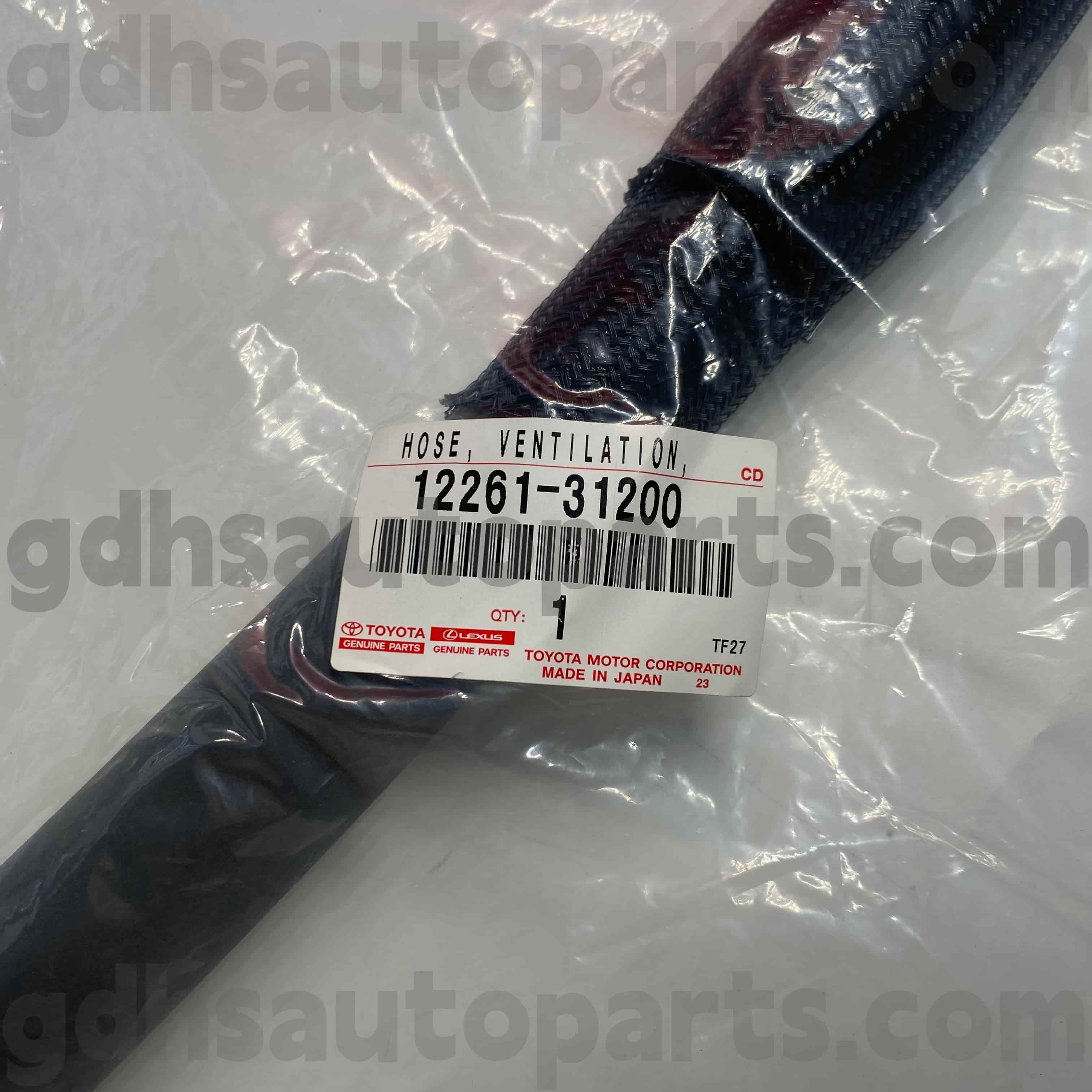 12261-31200 قطعات اصلی تویوتا شیلنگ تهویه میل لنگ برای CAMRY، AVALON، HIGHLANDER، شاسی LEXUS RX450HL NO.GGH30