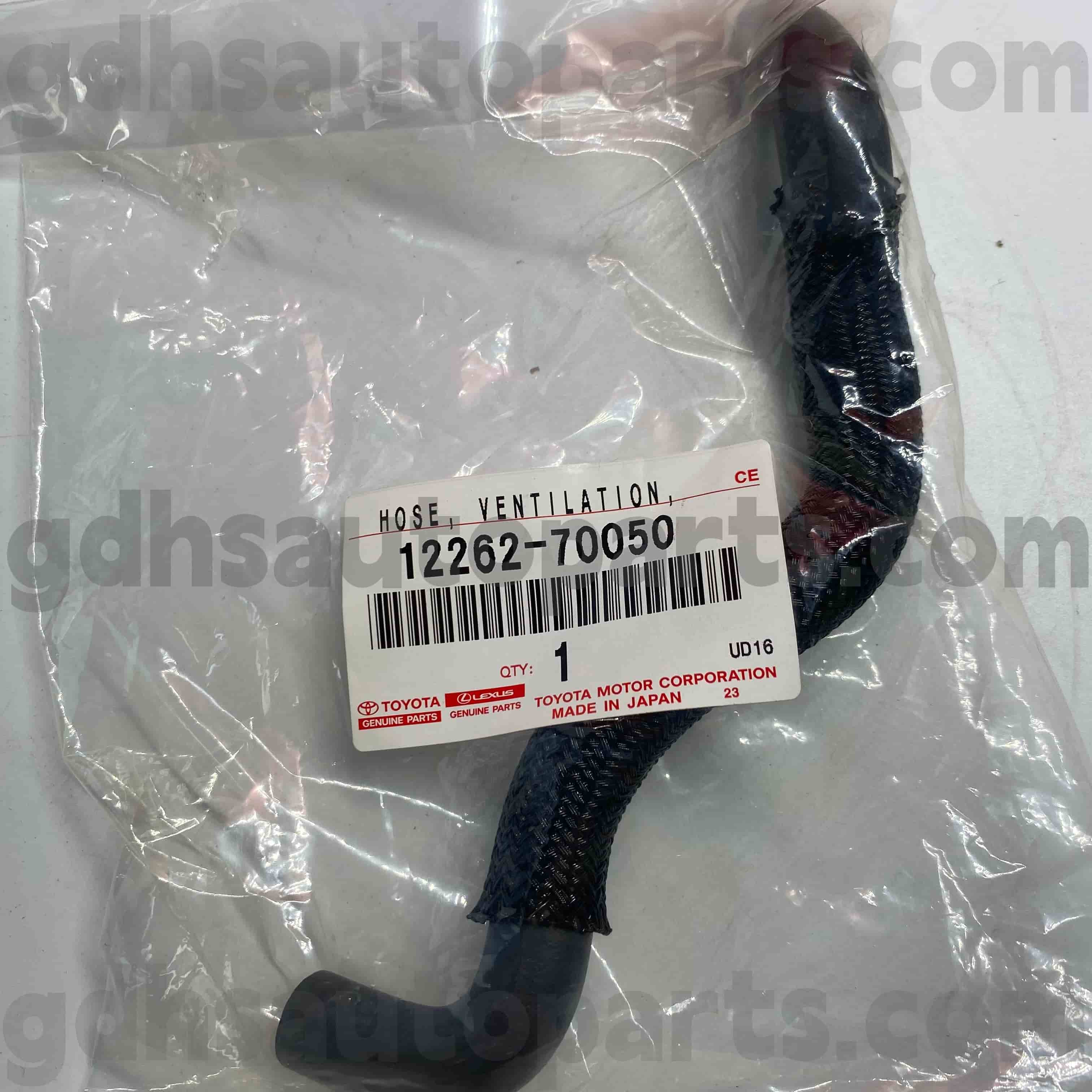12262-70050 قطعات اصلی تویوتا دریچه PCV برای کرستا، CROWN COMFORT، شاسی LEXUS IS200/300 NO.1GFE..GX11#..GD،IR