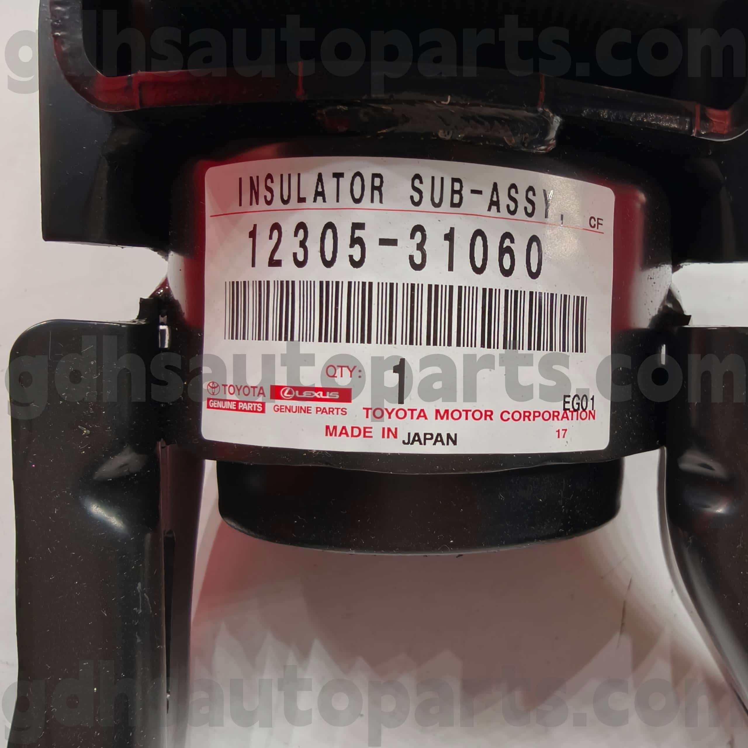 12305-31060 قطعات اصلی تویوتا پایه موتور سمت راست برای ALPHARD، LEXUS LM350/LM300H شاسی NO.GGH30