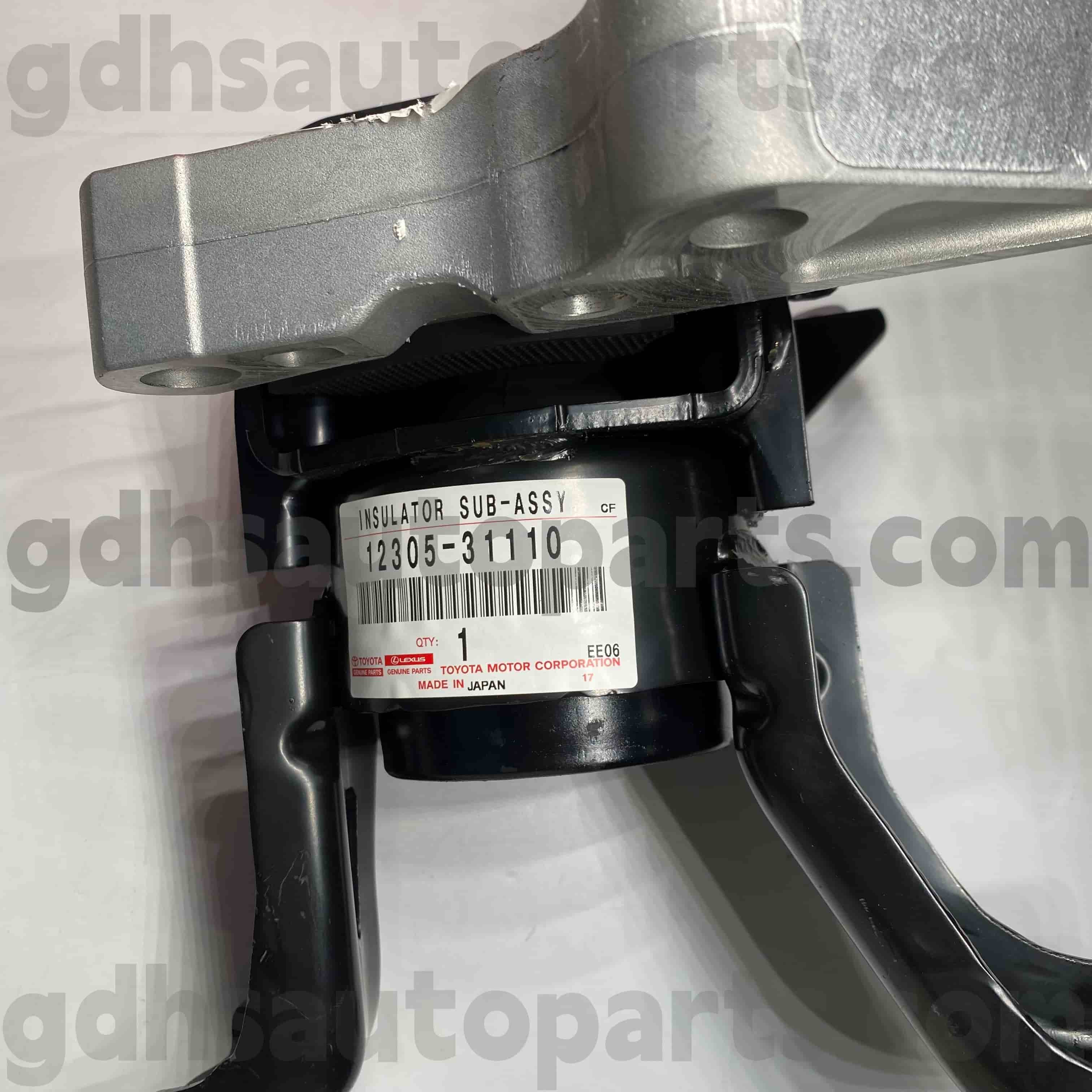 12305-31110 قطعات اصلی تویوتا پایه موتور سمت راست برای ALPHARD، LEXUS LM350/LM300H شاسی NO.GGH30