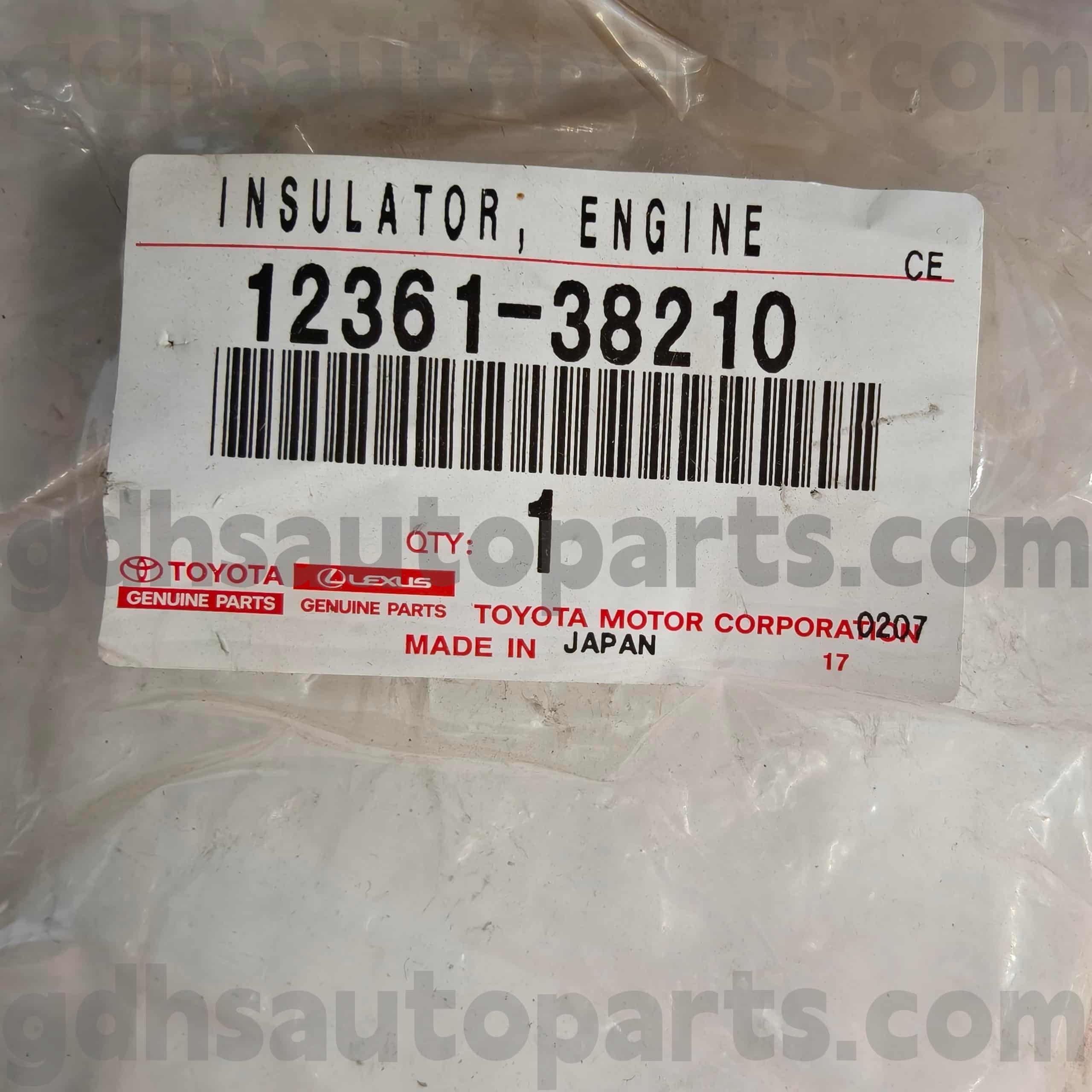 12361-38210 قطعات اصلی تویوتا پایه موتور جلو برای شاسی LEXUS LS460/460L NO.1URFSE USF45 46