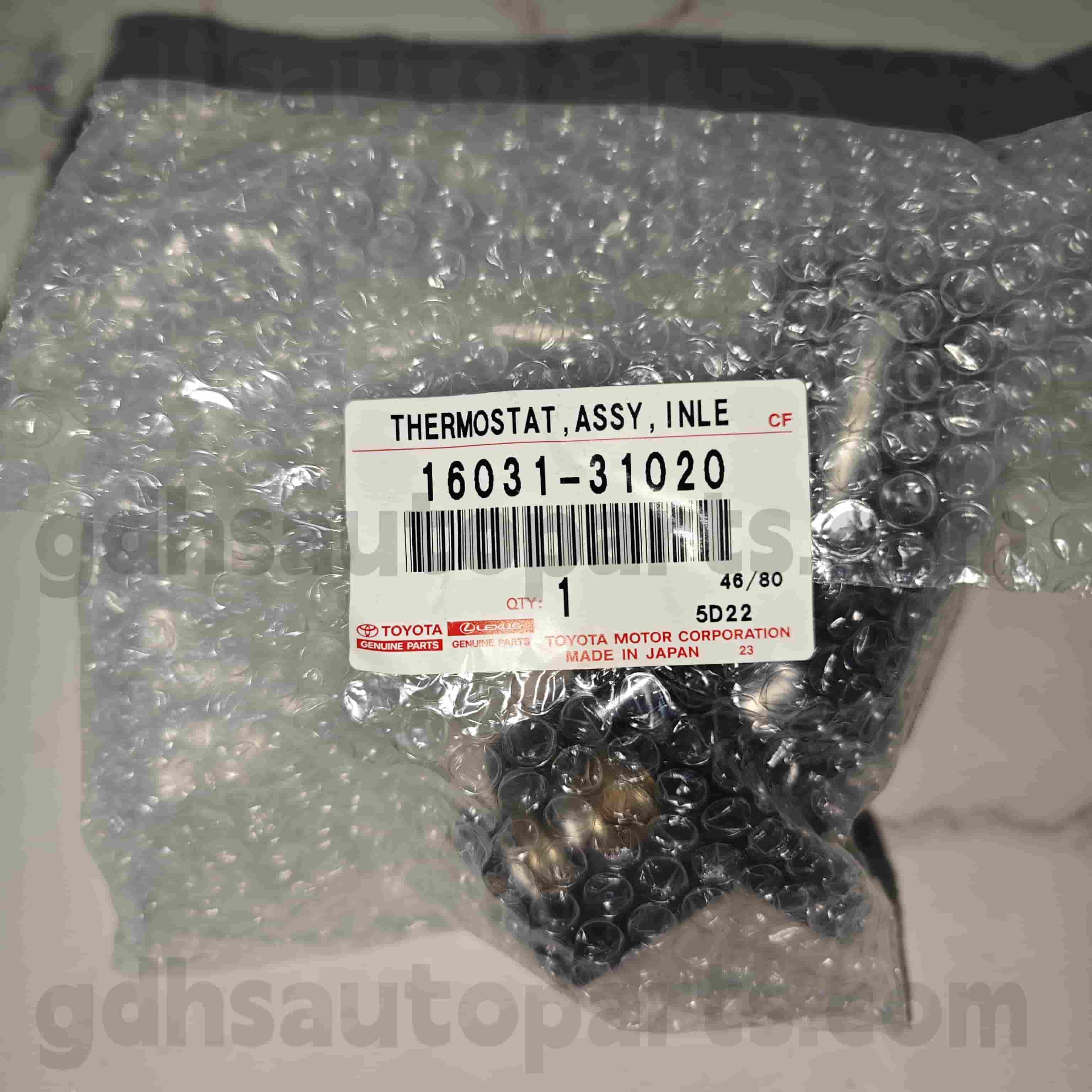16031-31020 TOYOTA قطعات اصلی ترموستات برای Lexus GS30/35/43/460 、 شاسی تاج/هیبریدی شماره. 3GRFE..GRS202
