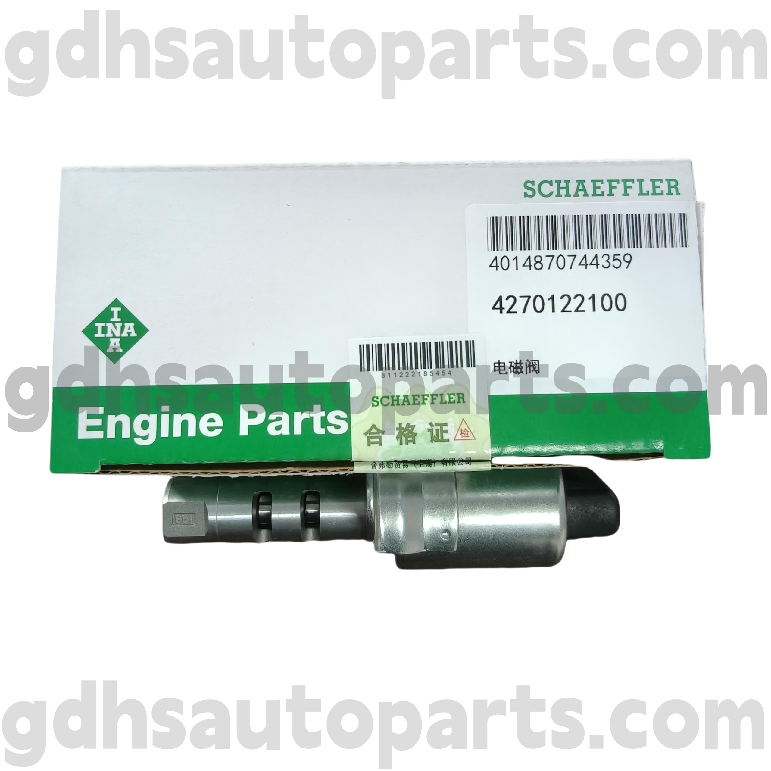 4270122100 SCHAEFFLER INA Camshaft Solenoid Valve for Range Rover Evoque ، Land Rover Freelander 2 ، Range Rover OE NO. LR025652