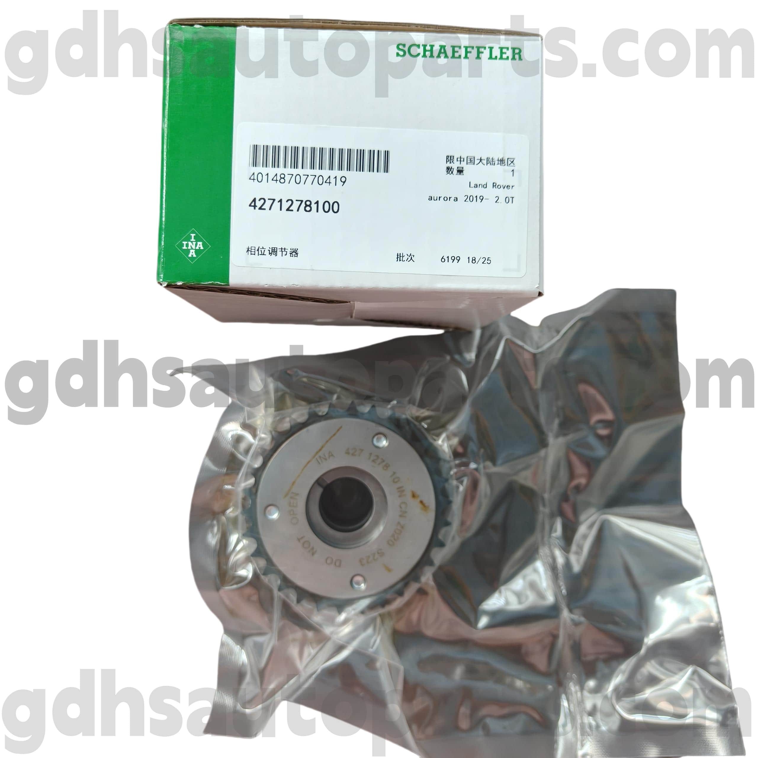 4271278100 SCHAEFFLER INA CAMSHAFT TIMING SPROCKET برای Range Rover Velar ، Land Rover Discovery 4 ، Range Rover ، Range Rover Sport OE NO. LR142279