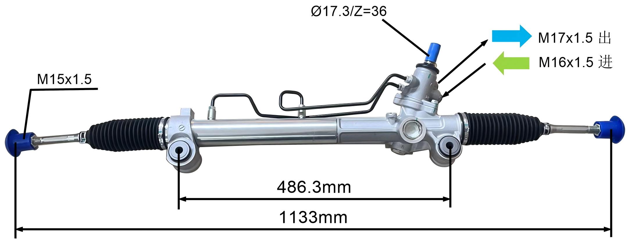 44200-06280 دنده فرمان خودرو