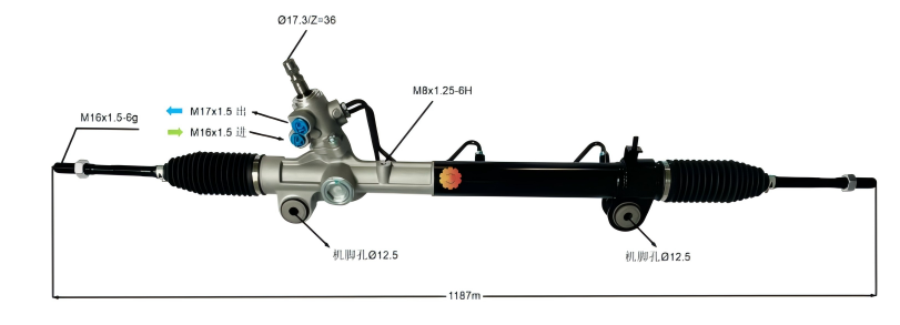 44200-08040 دنده فرمان خودرو