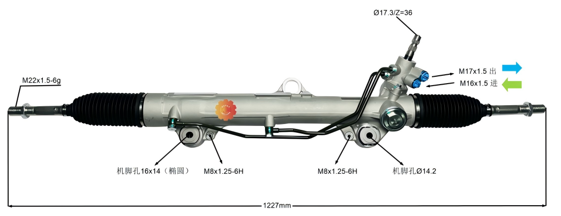44200-60170 دنده فرمان خودرو