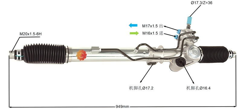 44250-60012 دنده فرمان خودرو