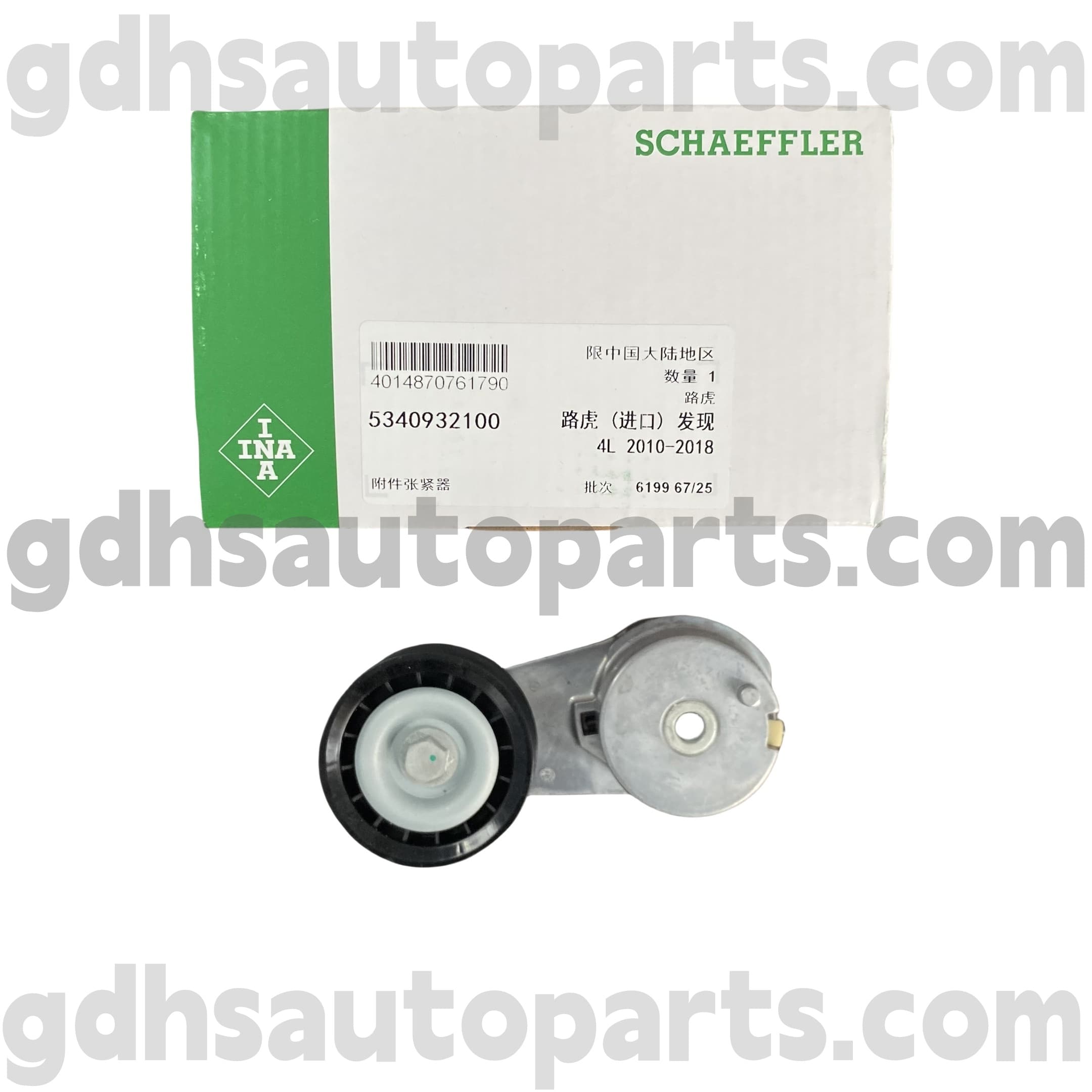 5340932100 SCHAEFFLER INA DRIVE BELD TESSINSER برای Land Rover Discovery 3 ، Land Rover Discovery 4 OE NO. LR038199