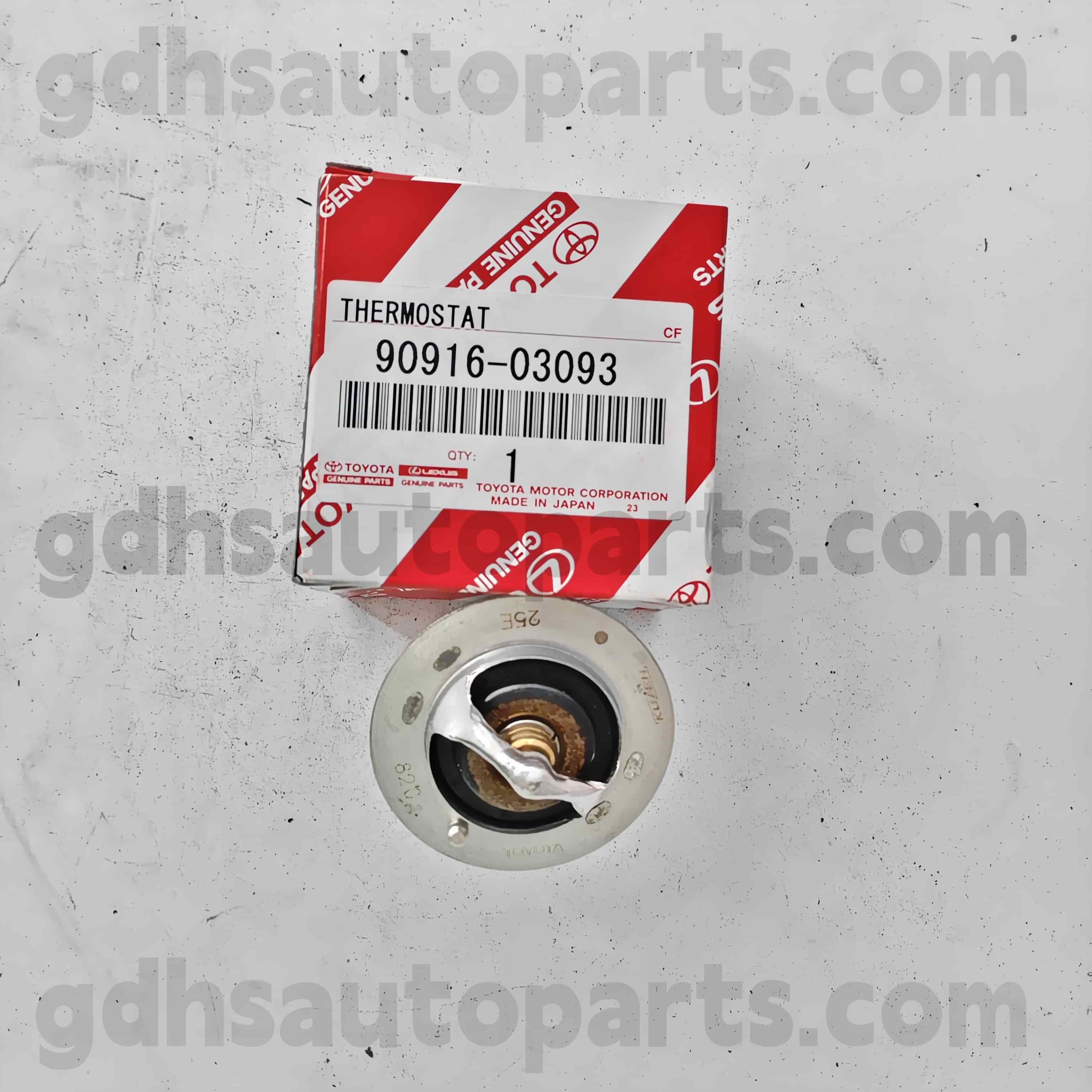 90916-03118 TOYOTA قطعات اصلی ترموستات برای Hilux 、 Land Cruiser Prado 、 Fortuner 、 شاسی Coaster NO. 1kdftv..kdj120