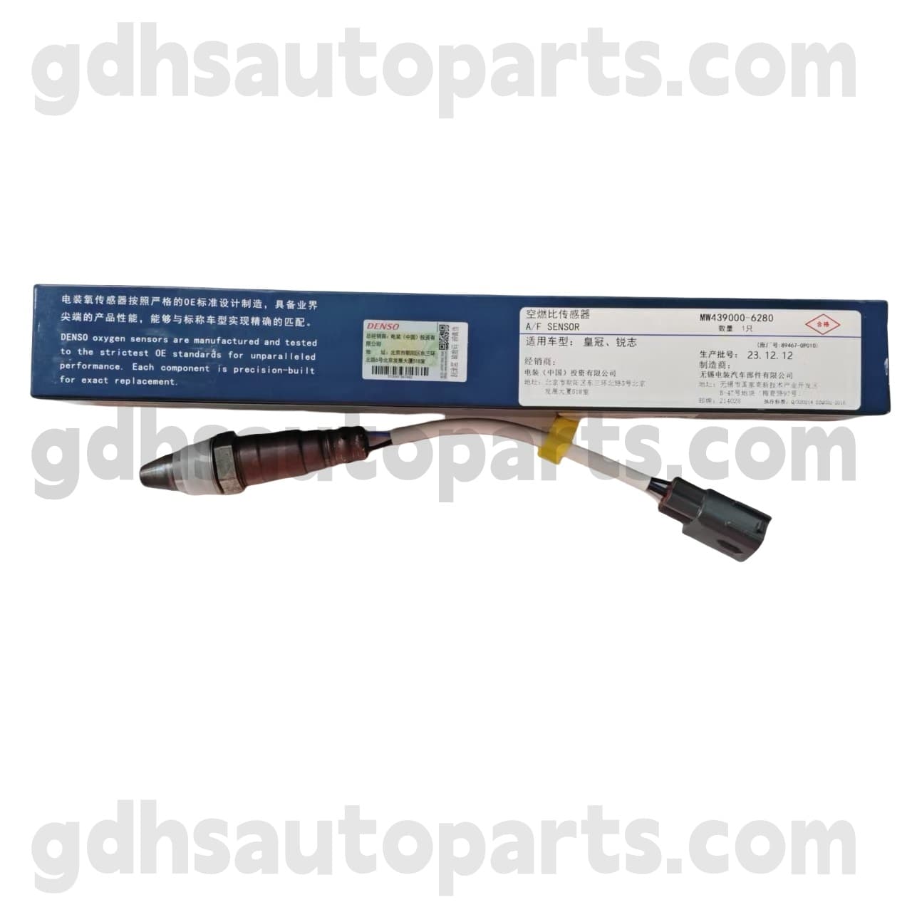 MW439000-6280 Toyota Parts Parts Sensor اکسیژن جلو برای Reiz 、 شاسی تاج شماره. GRS218 OE NO. 89467-0p010